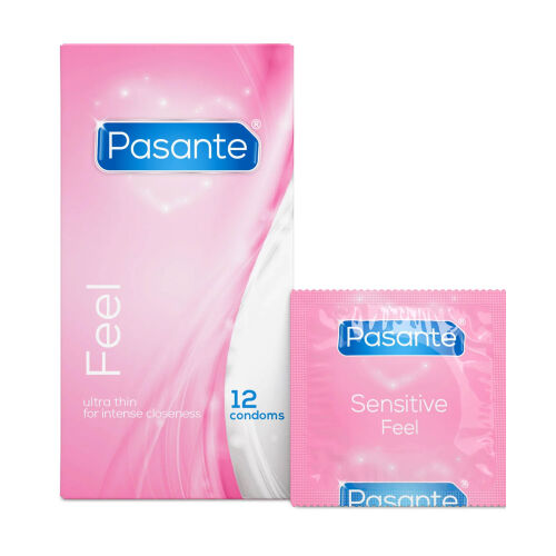 Pasante Feel vékony óvszerek tartállyal 12 db - 79470825