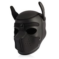 Bőrből készült kutyamaszk BDSM-hez és jelenetek eljátszásához - 71167820 - 4