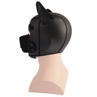 Bőrből készült kutyamaszk BDSM-hez és jelenetek eljátszásához - 71167820 - 5