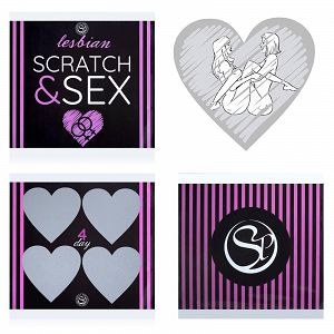 Scratch & Sex Leszbikus erotikus kaparós kártya játék LGBT pozíciókkal - 70656981