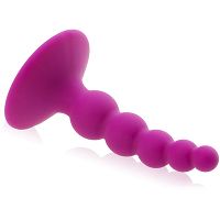 SZILIKONOS GOLYÓS ANÁLDUGÓ, ANÁL PLUG TAPADÓKORONGGAL - 50237802 - 2