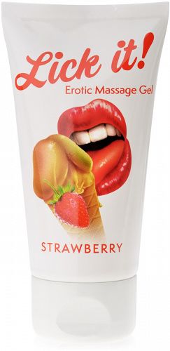 STRAWBERRY 50 ML ILLATOSÍTOTT GÉL AZ EGÉSZ TEST MASSZIROZÁSÁHOZ FÖLDIEPER - 73501136