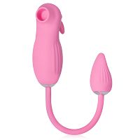 Nyuszika szívó stimulátorral és rezgő tojással - 77453271 - 4