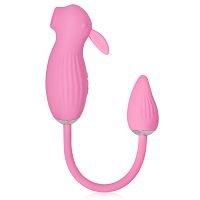 Nyuszika szívó stimulátorral és rezgő tojással - 77453271 - 3