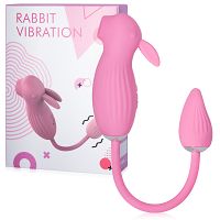 Nyuszika szívó stimulátorral és rezgő tojással - 77453271 - 2