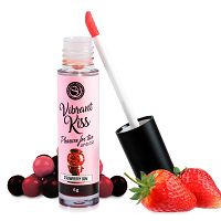 Vibrant Kiss Strawberry ízű folyékony vibráló ajakfény - 77682827 - 2