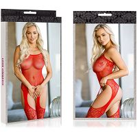 BODYSTOCKING CSIPKÉBŐL ELKÁBÍTÓ EROTIKUS KEZESLÁBAS – 78897630 - 3