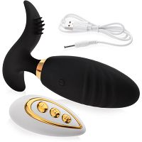 SZTIMULÁLÓ TOJÁS ÖNHORDOZÓ VIBRÁLÓ HÜVELYHEZ ÉS CSIKLÓHOZ TÁVIRÁNYITÓVAL - 10 FUNKCIÓ + 6 INTENZÍTÁS - 73402209 - 2