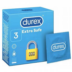 Durex Extra Safe vastagabb és megerősített óvszerek 3 db - 70523775