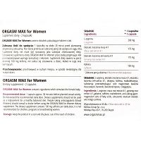 ORGASM MAX FOR WOMEN –TABLETTÁK LIBIDÓRA – 2 KAPSZULA - 75904889 - 2
