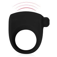 Fekete vibrációs erekciós gyűrű péniszre - 71923663 - 3