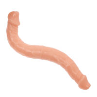 Hússzínű, dupla, realisztikus dildó belső merevítéssel, 38 cm - 73256620 - 4