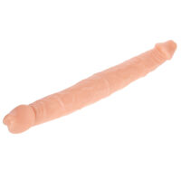 Hússzínű, dupla, realisztikus dildó belső merevítéssel, 38 cm - 73256620 - 2