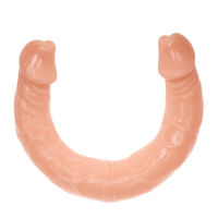Hússzínű, dupla, realisztikus dildó belső merevítéssel, 38 cm - 73256620 - 3