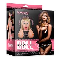 Realisztikus szexbaba szőke 152 cm szilikon mell + 3 nyílás - 71247683 - 5