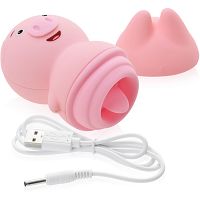 CSIKLÓ MASSZIROZÓ  MALACKA SZTIMULÁLÓ VIBRÁLÓ ORGAZMUSI NYELVECSKE  - 72721183 - 4