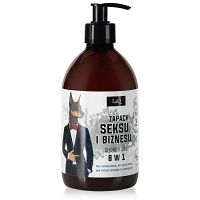 Vegán férfi szett DOBERMAN tusfürdő + szappan + sampon + olaj - 76225120 - 3