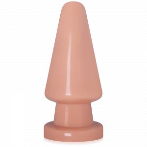 Testszínű, 16,5 cm-es zselés anál dugó erős tapadókoronggal - 78548493