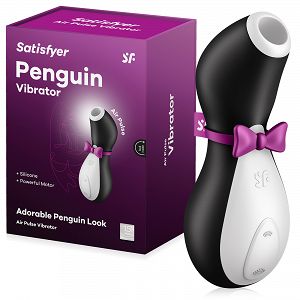 SATISFYER PENGUIN – PINGWIN MASSZIROZÓ ÉRINTÉS NÉLKÜLI CSIKLÓ SZTIMULÁLÓ - 73808316