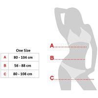 NŐI EROTIKUS FEHÉRNEÜ KOMPLETT SZEXI SZALAGOKKAL – 79761718 - 4