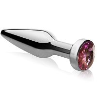 ROZSDAMENTES ACÉLBÓL KÉSZÜLT SZŰK ANÁLDUGÓ DÍSZÍTŐ KRISTÁLLYAL - 76404483 - 2