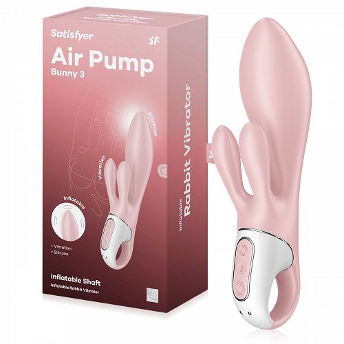 Satisfyer Air Pump Bunny 3 felfújható vibrátor csiklókarral - 76920535