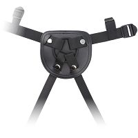 Strap-on lila realistikus dildóval 17 cm BDSM LGBT - 71242178 - 4