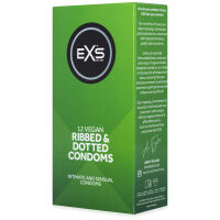 EXS RIBBED & DOTTED bordázott és pontozott óvszer 12 db - 78886149 - 3
