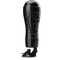 KIVÁLÓ MINŐSÉGŰ VIBRÁCIÓS MASZTURBÁTOR TAPADÓKORONGGAL – MEGA STIMULÁCIÓ – FEKETE - 88634260 - 2