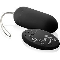 FEKETE, VEZETÉK NÉLKÜLI VIBRATOJÁS, DISZ, TÁVIRÁNYÍTÓVAL CCL 01023CZA - 2