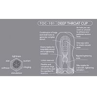 JAPÁN MASZTURBÁTOR - TENGA DEEP THROAT RED - DSR 500194 - 5