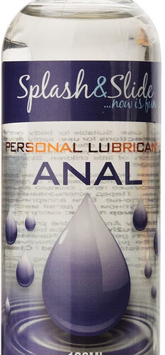 Splash&Slide Anal - vízbázisú intim és masszázssíkósító 100 ml - 77607898