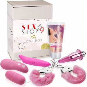 LOVE BOX PINK erotikus ajándékcsomag nőknek - 79350551