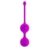Lila színű geisha golyók Kegel-izom edzéshez 16,3 cm - 73022846 - 4