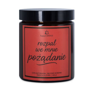 Szójagyertya "Gerjessz bennem vágyat" felirattal pároknak - 72196190