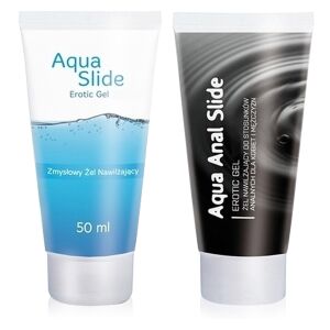Aqua Slide + Aqua Anal Slide síkosító készlet 2 x 50 ml - 77116161