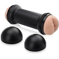 KÉTOLDALU MASZTURBÁLÓ TUBUSBAN – SZŰK VÉGBÉL ÉS RÓZSASZIN VAGINA  - 75670076 - 2