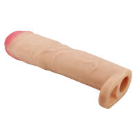 Testsínű valósághű pénisznövelő toldó +7,6 cm - 73309188 - 4