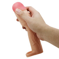 Testsínű valósághű pénisznövelő toldó +7,6 cm - 73309188 - 5