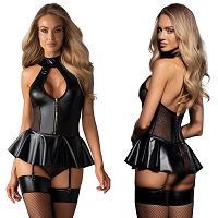 Obsessive latex fűző és bugyi 859-COR-1 - 79874283 - 3