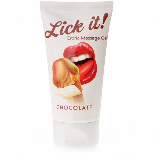 LICK IT CHOCOLATE 50 ML AZ EGÉSZ TEST MASSZIROZÁSÁHOZ AROMATIZÁLT CSOKOLÁDÉS GÉL - 75637333