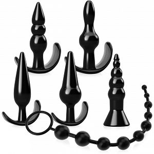 ANÁLIS KÉSZLET A VÉGBÉL SIMOGATÁ SÁHOZ – 5 X ANAL PLUG + SZONDA - 75923590