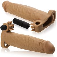 5 CM-EL NAGYOBB HÍMTAG - EGYEDI FELCSATOLÁS A PÉNISZRE REZGÉSSEL ÉS MASSZÍROZÓ PUKLIKKAL - 70649966 - 9