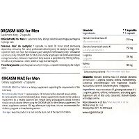 ORGASM MAX FOR MEN - TABLETKA POTENCIÁRA – 2 KAPSZULA - 73922992 - 2