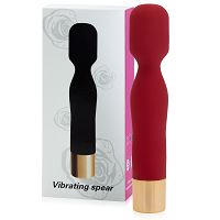 Piros mini masszázspálca 10 funkciós vízálló 14,5 cm - 75066706 - 2