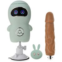 SZEXGÉP TÁVIRÁNYÍTÓVAL 42 C FOKI MELEGITVE CSÚSZÓ VIBRÁTOR ORGAZMU SOK ROBOTA - 71750764 - 2