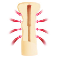 Szűk mesterséges vagina maszturbátor férfiaknak ánusz 13 cm - 76470029 - 2