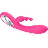 Vibrátor stimuláló nyuszival, 9 funkció, két motor – 78940454 - 2