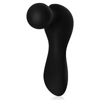 Fekete mini masszírozó nőknek, 10 rezgési opcióval - 77885483 - 5