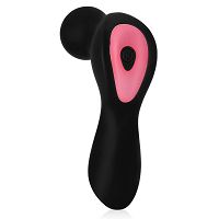 Fekete mini masszírozó nőknek, 10 rezgési opcióval - 77885483 - 2